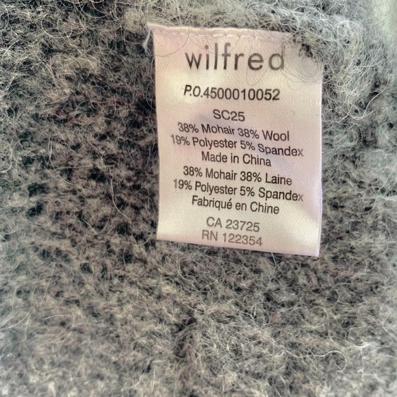 WILFRED feather light long mohair blend cardigan - Picture 9 of 10